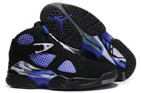 hommes air jordan 8 new j8 basketball chaussures noir blue